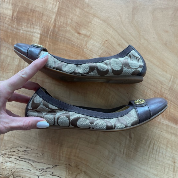 Coach Chelsea Cap-Toe Ballet Flats- Size 8 - Picture 7 of 13